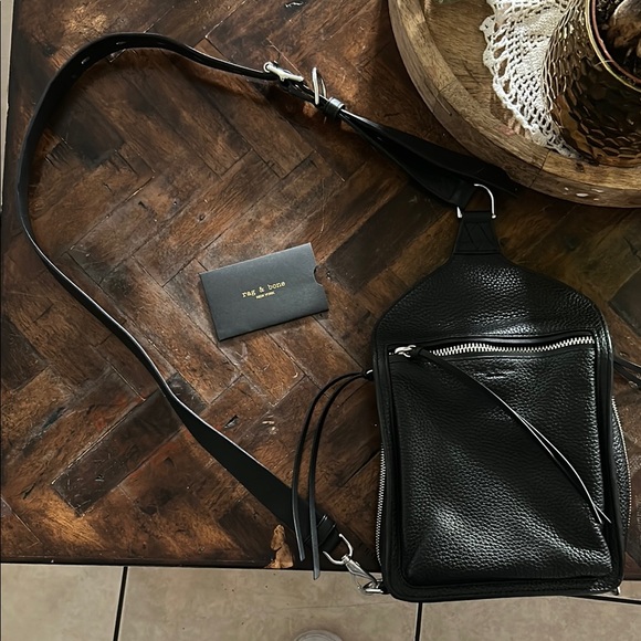 rag & bone Elliot Sling Pack BLACK